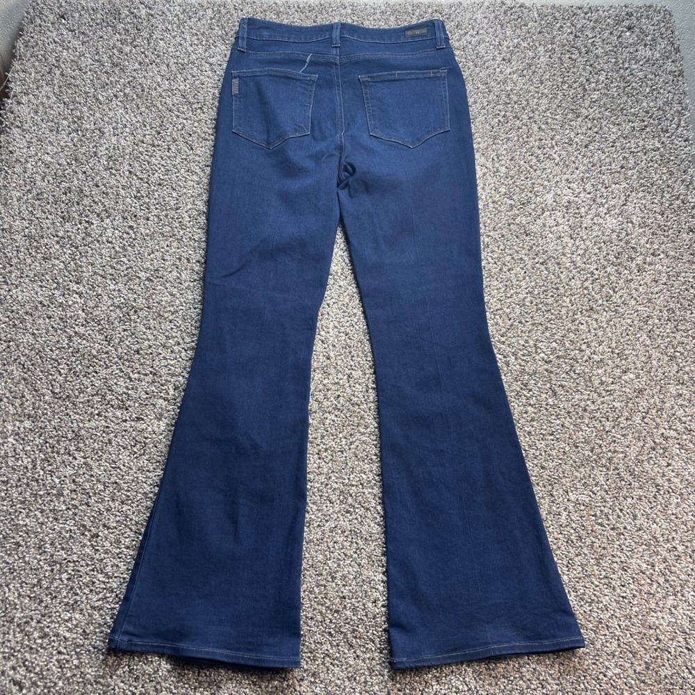 PAIGE Dark Wash High Rise Wide Leg Jeans Size 28 - Picture 3 of 10